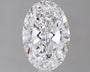1.50ct Oval Lab-Grown Diamond · D VVS2 · IGI