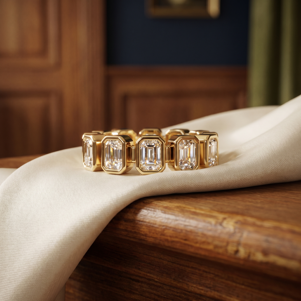 Prism Emerald Eternity Band | Roomy's Jewellery