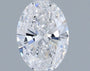 0.56ct Oval Lab-Grown Diamond · D VVS1 · IGI