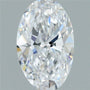 0.91ct Oval Lab-Grown Diamond · D VVS2 · IGI