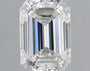0.86ct Emerald Lab-Grown Diamond · F SI1 · IGI