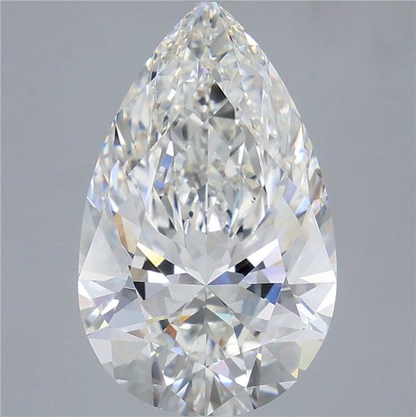 8.08ct Pear Lab-Grown Diamond · G VVS1 · IGI
