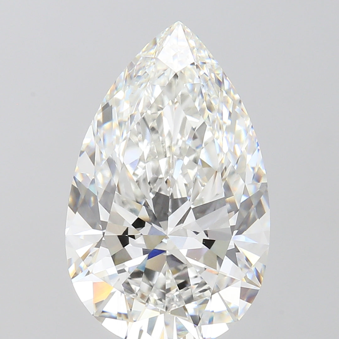 8.04ct Pear Lab-Grown Diamond · F VVS2 · IGI