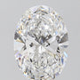 2.10ct Oval Lab-Grown Diamond · D VVS2 · IGI