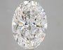 8.02ct Oval Lab-Grown Diamond · F VVS2 · IGI