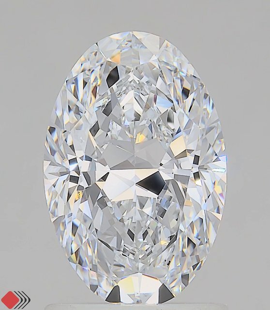 1.53ct Oval Lab-Grown Diamond · D VVS1 · IGI