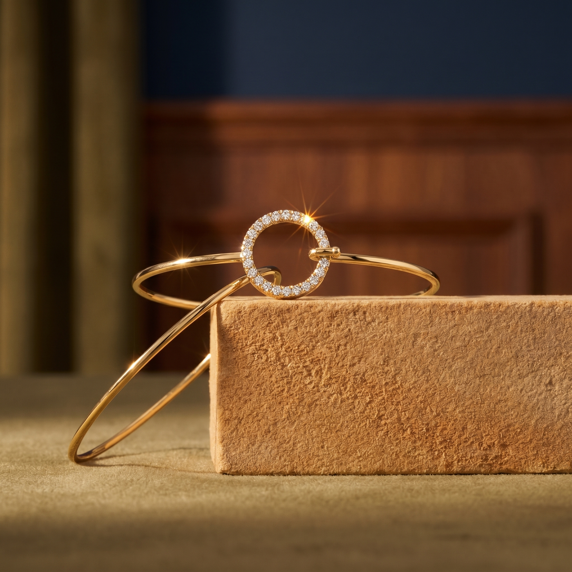 Riviere Round Diamond Bracelet | Roomy's Jewellery
