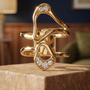 Atelier Diamond Sculptural Ring | Roomy's Jewellery