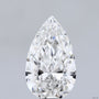 8.09ct Pear Lab-Grown Diamond · G VVS2 · IGI