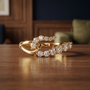 Comet Diamond Bypass Ring | Roomy's Jewellery