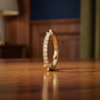 Linear Diamond Half Eternity Band | Roomy's Jewellery