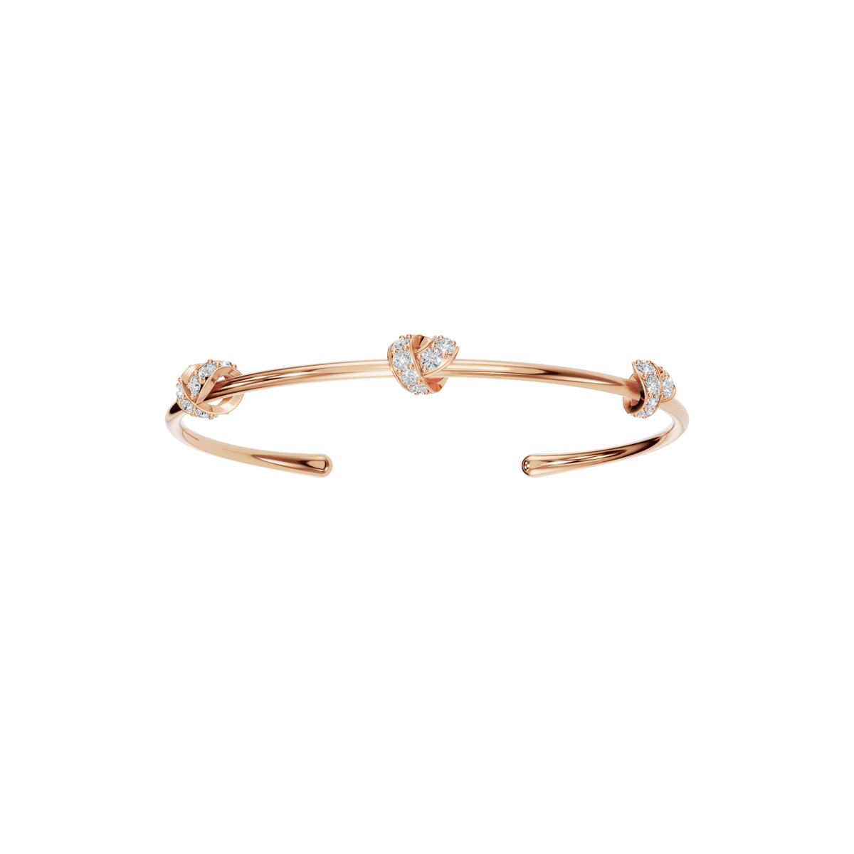 Etoile Round Diamond Tennis Bracelet | Lab Grown | Rose Gold | Roomy's Jewellery