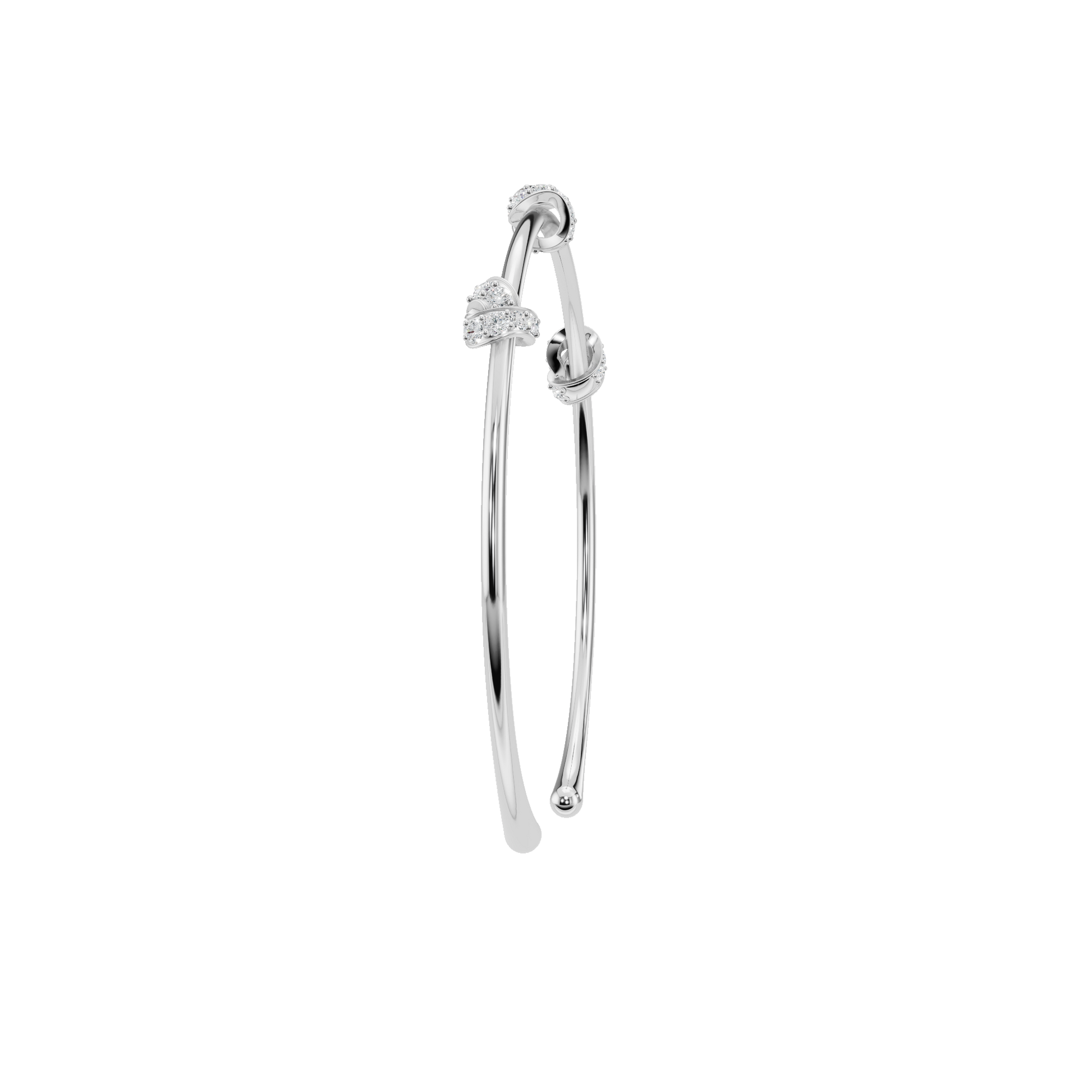 Etoile Round Diamond Tennis Bracelet | Lab Grown | White Gold | Roomy's Jewellery