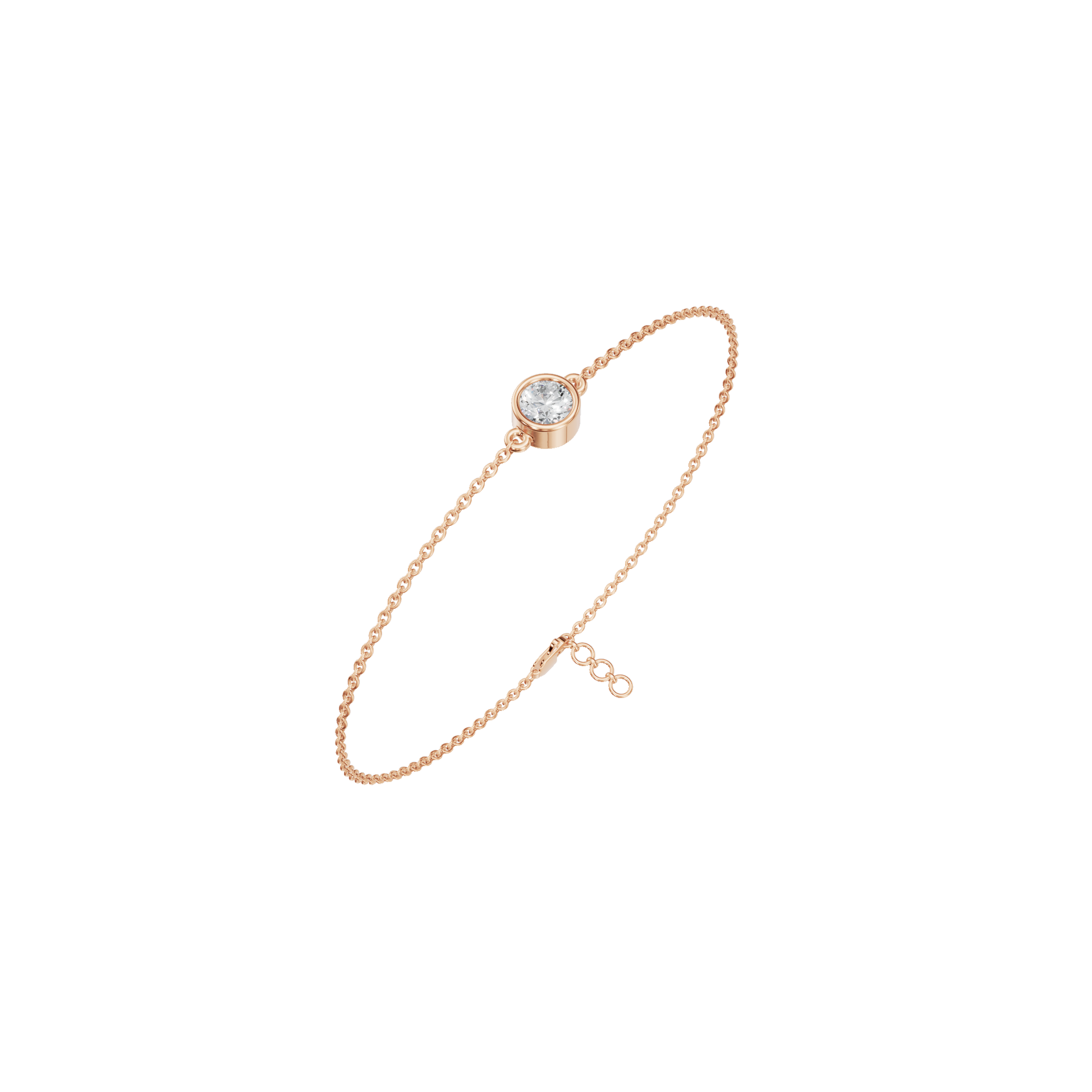 Opale Round Diamond Tennis Bracelet in Solid Gold | Lab Grown Diamond | Roomy's Jewelery (view 7)