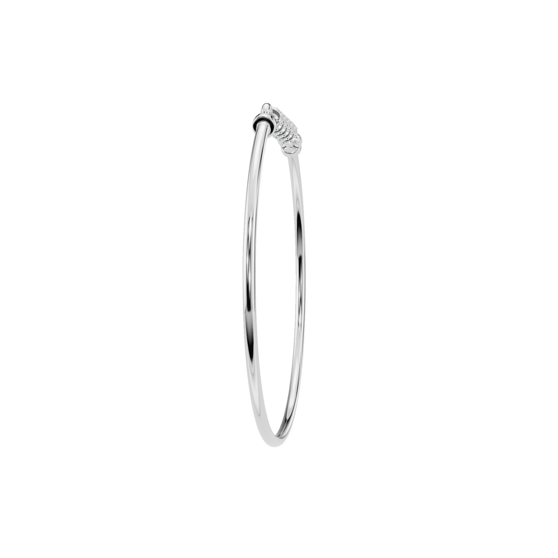Nuage Round Diamond Tennis Bracelet | Lab Grown | White Gold | Roomy's Jewellery