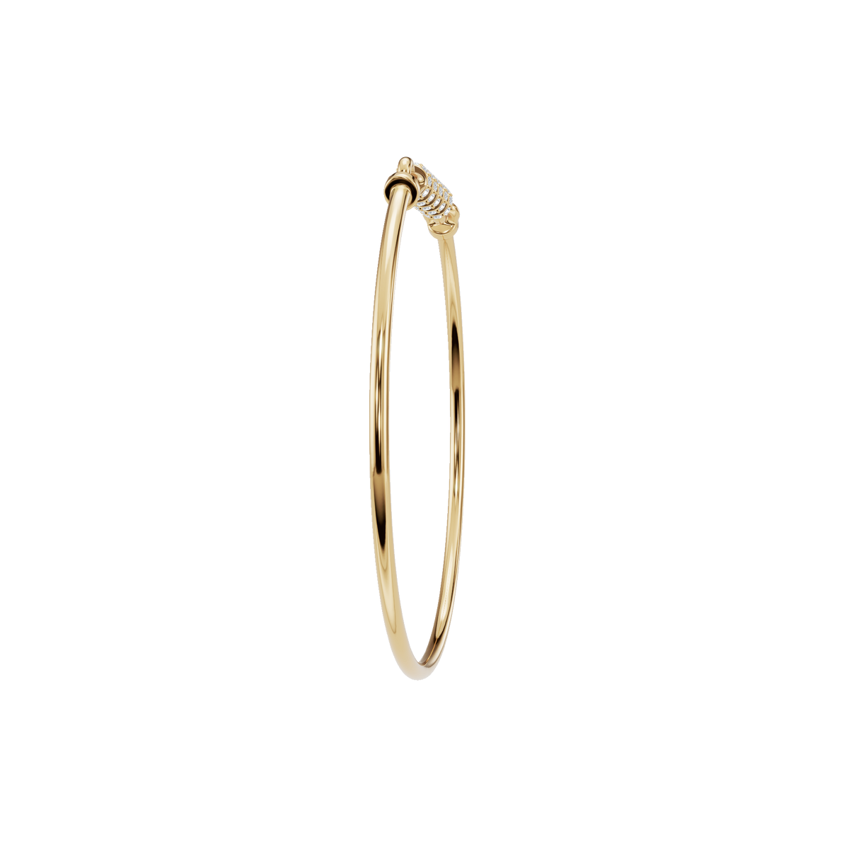 Nuage Round Diamond Tennis Bracelet | Lab Grown | Yellow Gold | Roomy's Jewellery