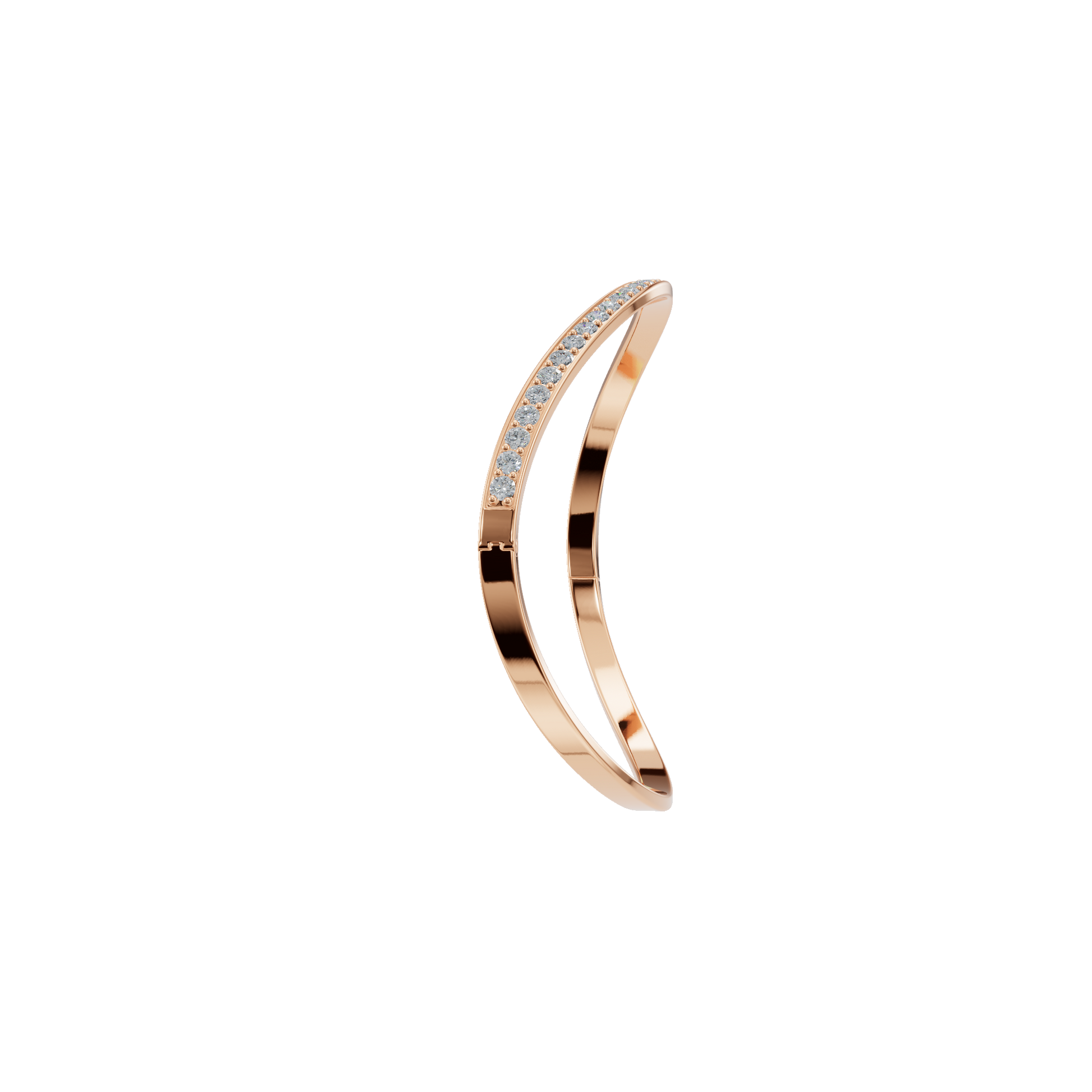 Gloire Round Diamond Tennis Bracelet | Lab Grown | Rose Gold | Roomy's Jewellery