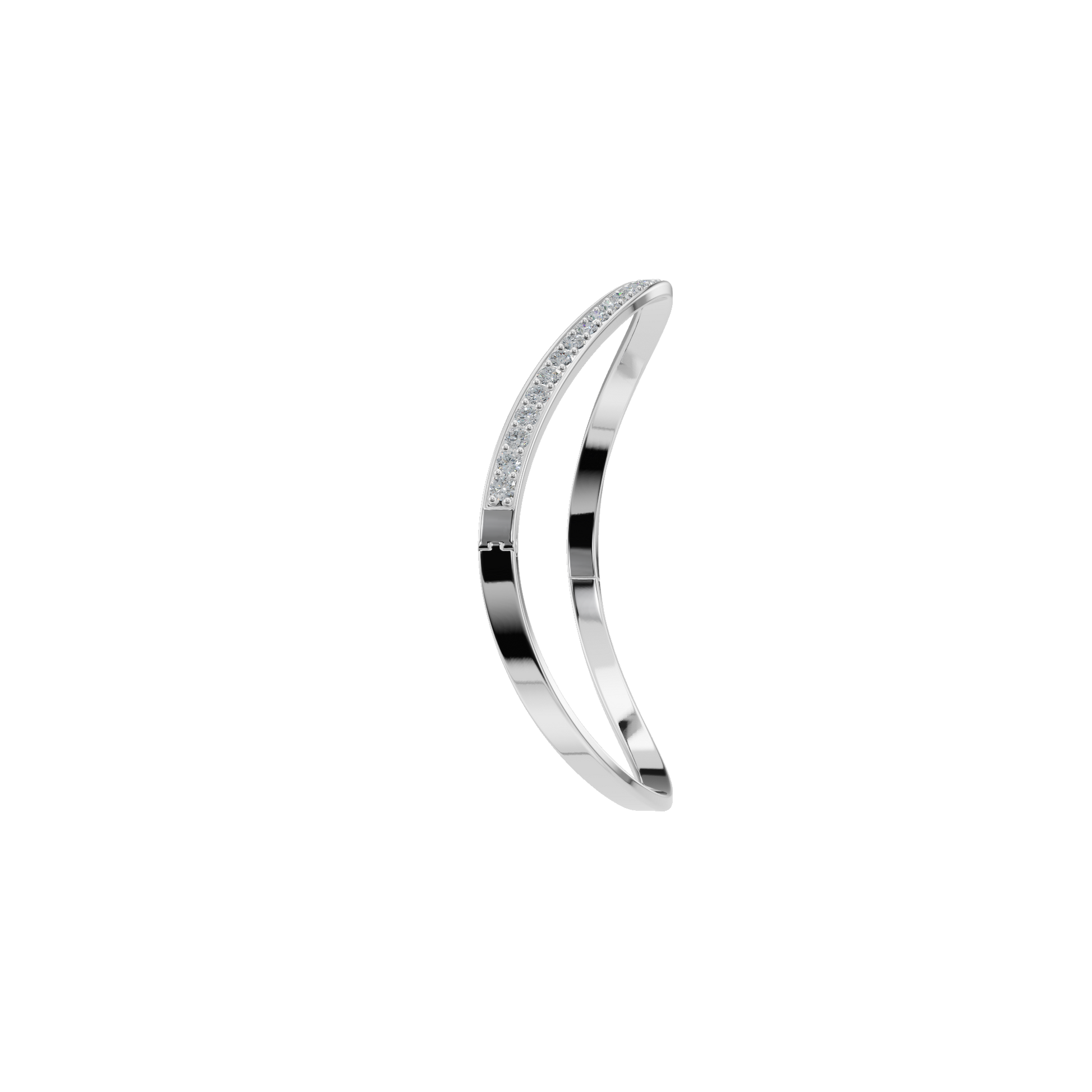 Gloire Round Diamond Tennis Bracelet | Lab Grown | White Gold | Roomy's Jewellery