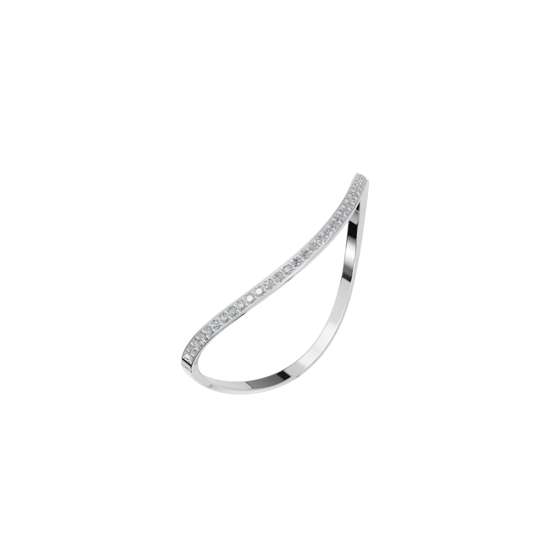 Gloire Round Diamond Tennis Bracelet | Lab Grown | White Gold | Roomy's Jewellery