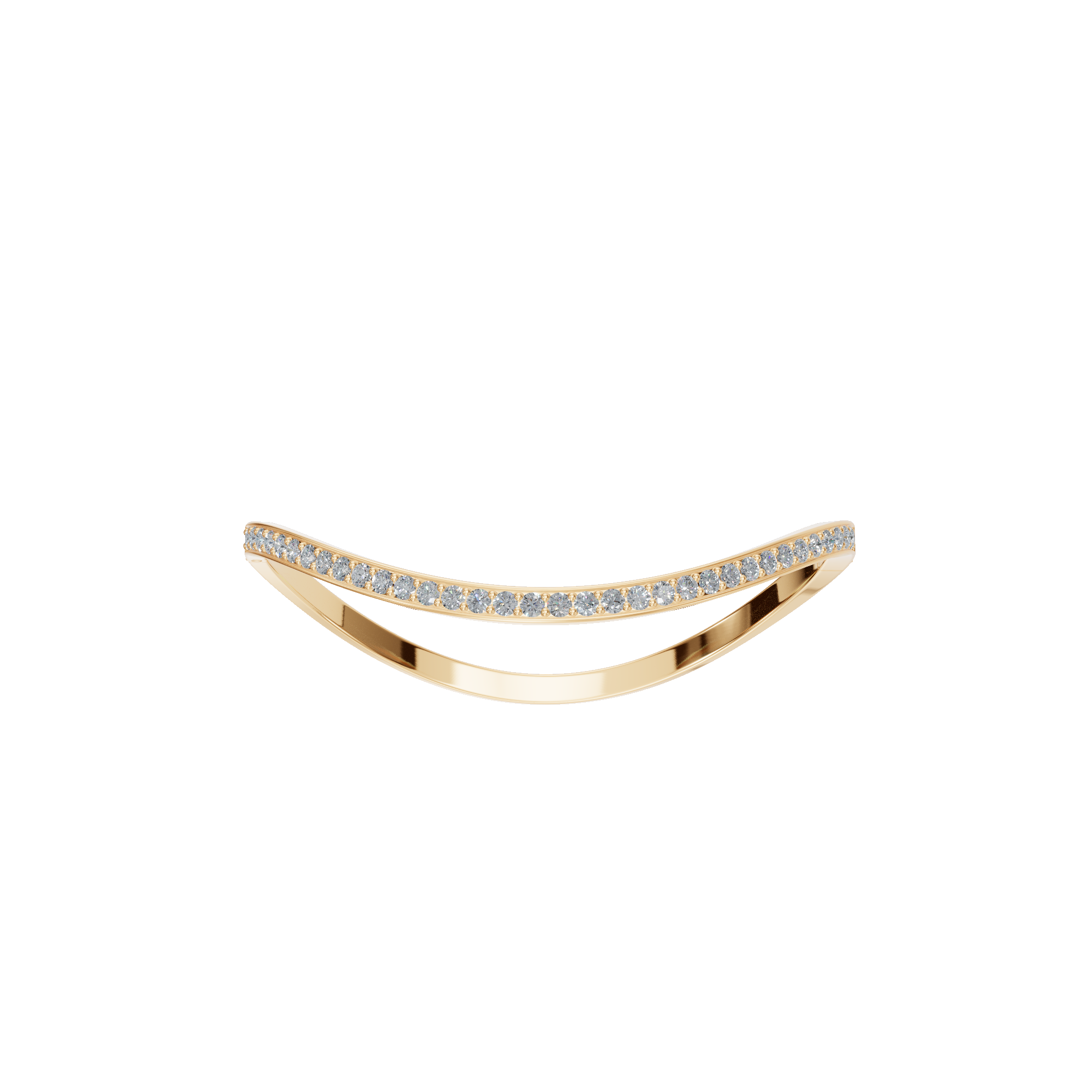 Gloire Round Diamond Tennis Bracelet in Yellow Gold | Lab Grown Diamond | Roomy's Jewelery