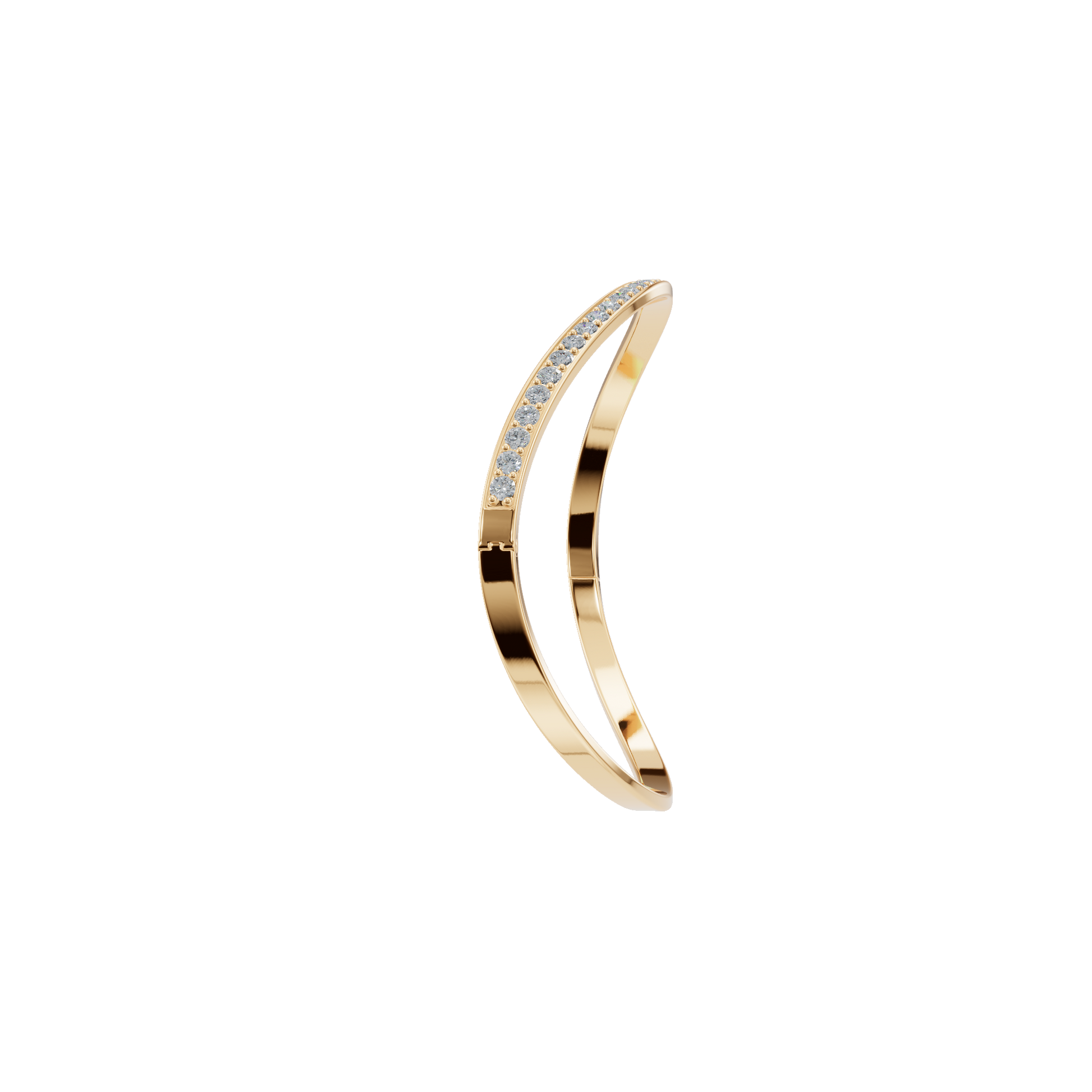 Gloire Round Diamond Tennis Bracelet | Lab Grown | Yellow Gold | Roomy's Jewellery