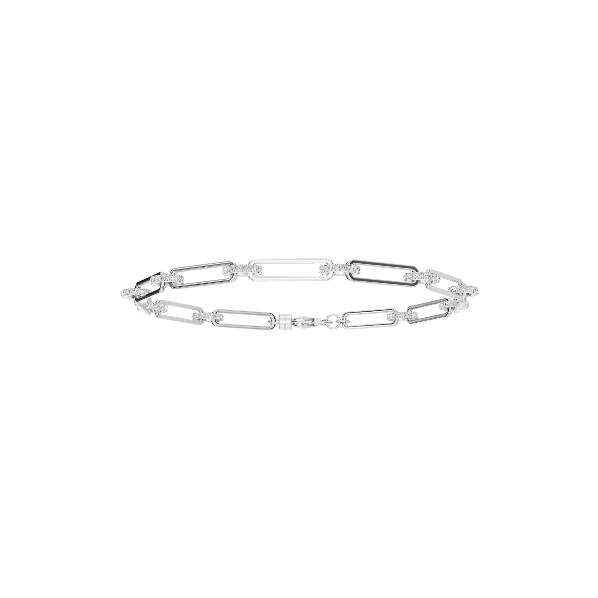 Aurore Round Diamond Tennis Bracelet | Lab Grown | White Gold | Roomy's Jewellery
