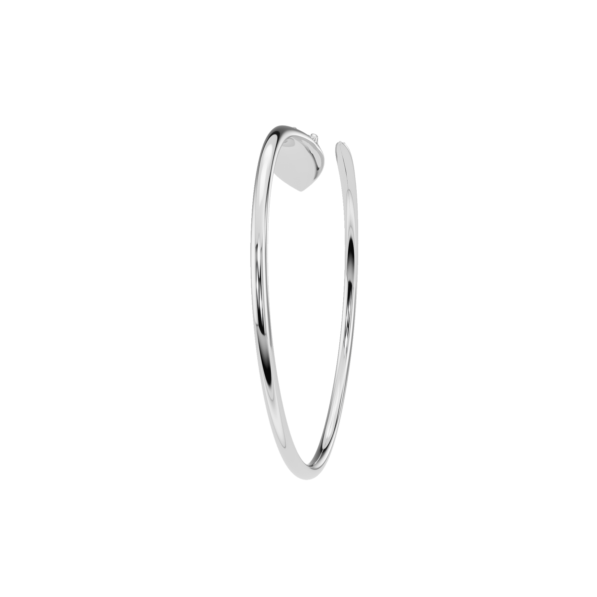 Lumière Pear Diamond Tennis Bracelet in White Gold side view | Roomy's Jewellery