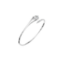 Lumière Pear Diamond Tennis Bracelet in White Gold angled view | Roomy's Jewellery