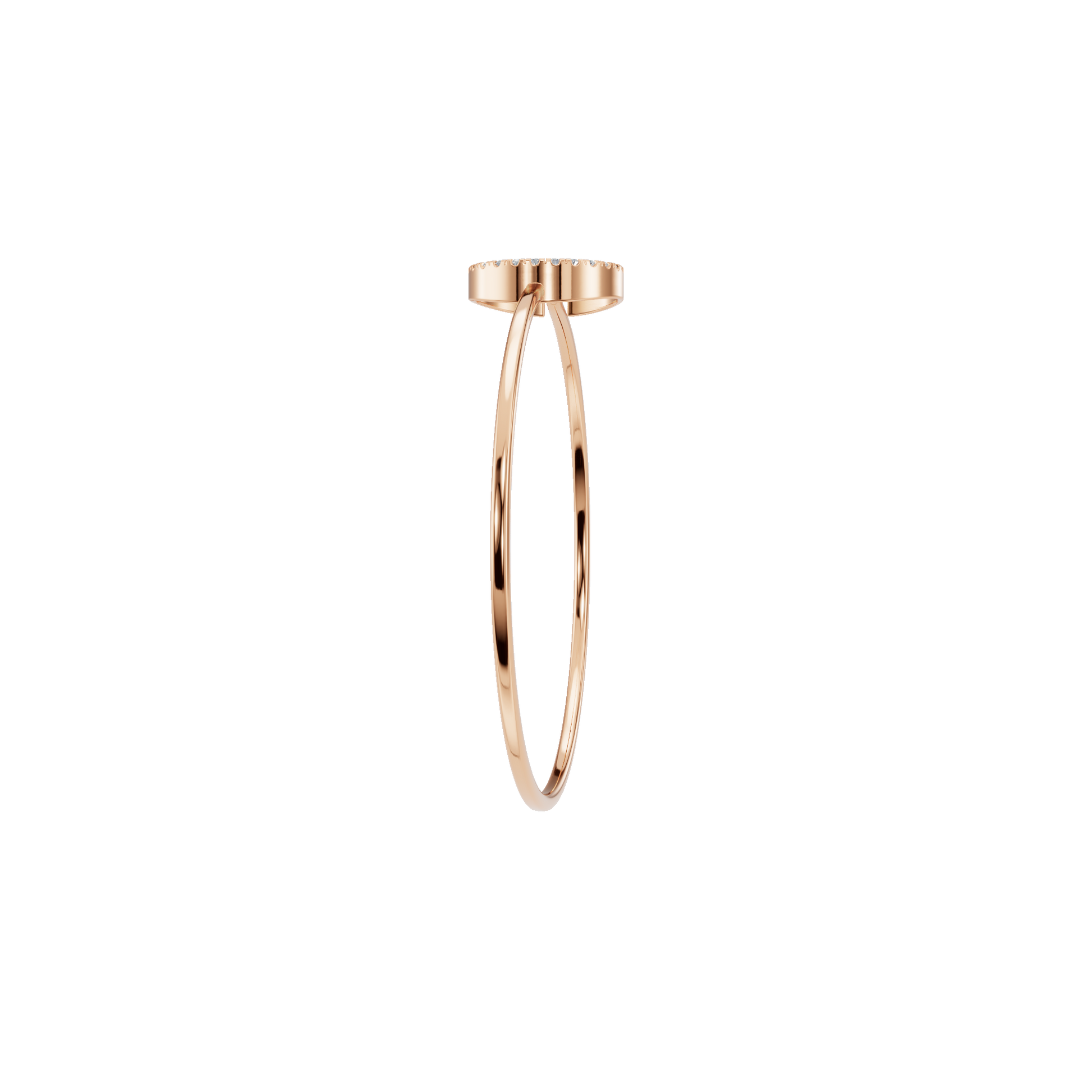 Riviere Round Diamond Tennis Bracelet | Lab Grown | Rose Gold | Roomy's Jewellery
