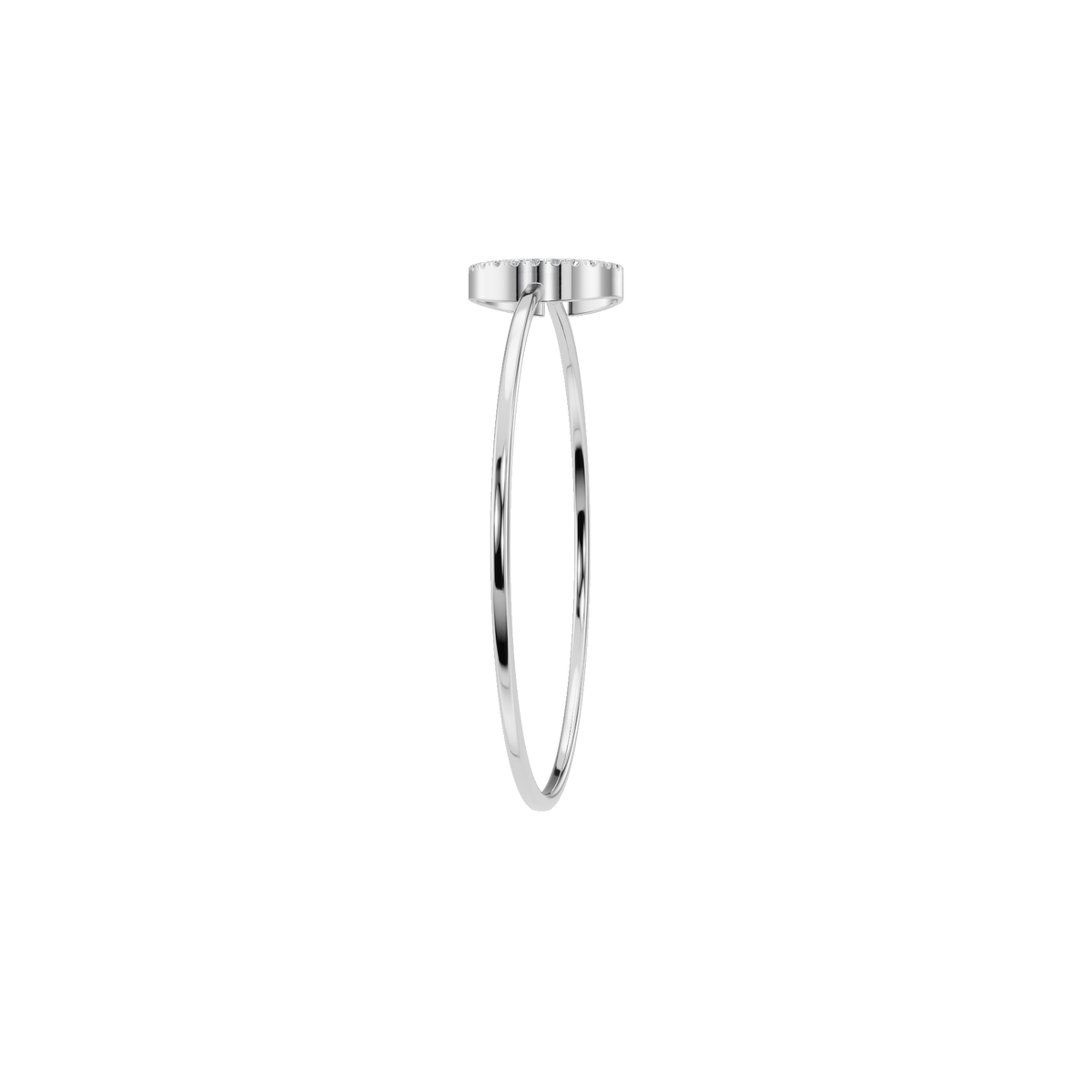 Riviere Round Diamond Tennis Bracelet | Lab Grown | White Gold | Roomy's Jewellery
