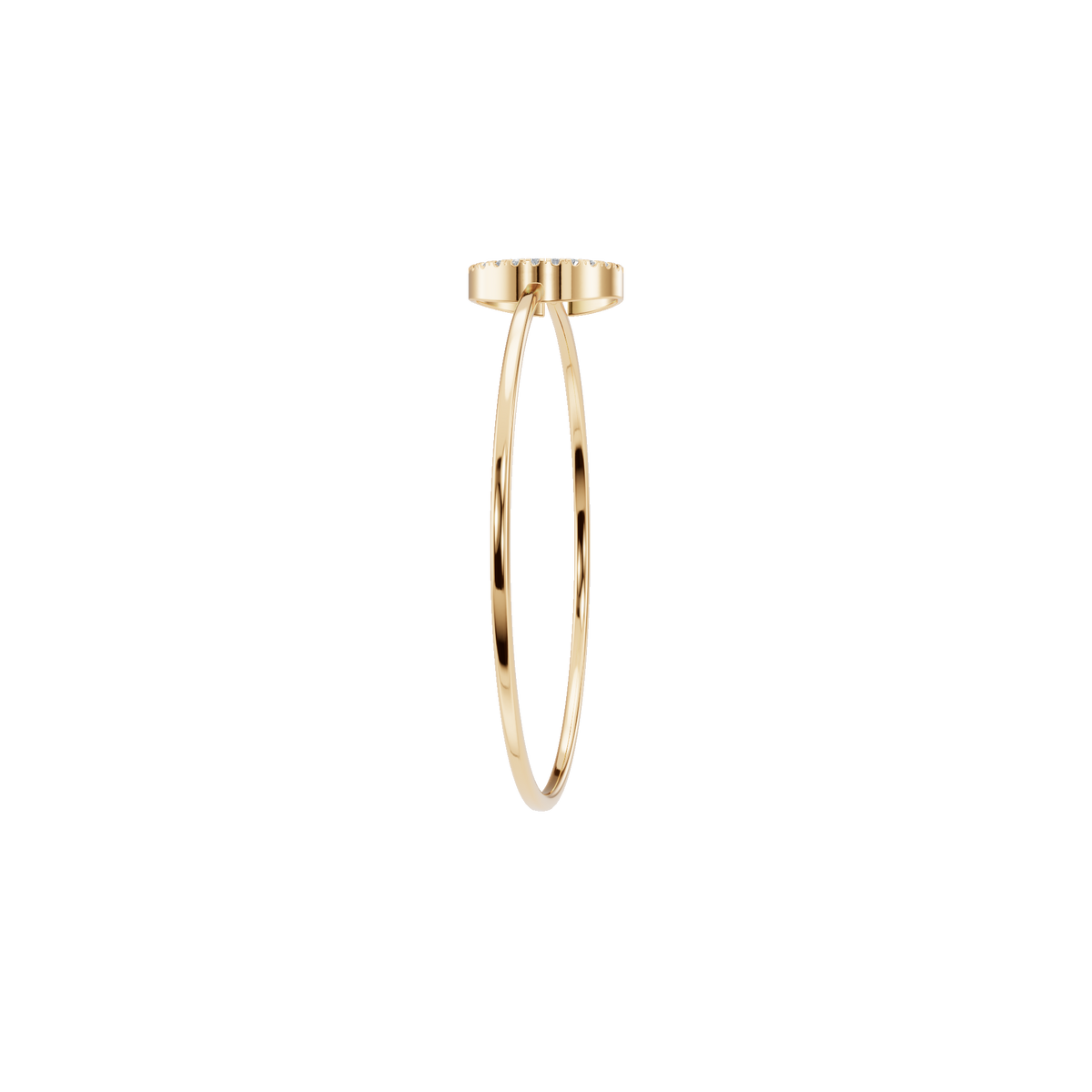 Riviere Round Diamond Tennis Bracelet | Lab Grown | Yellow Gold | Roomy's Jewellery