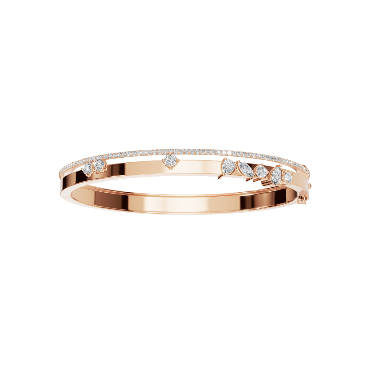 Prestige Round Diamond Tennis Bracelet | Lab Grown | Rose Gold | Roomy's Jewellery