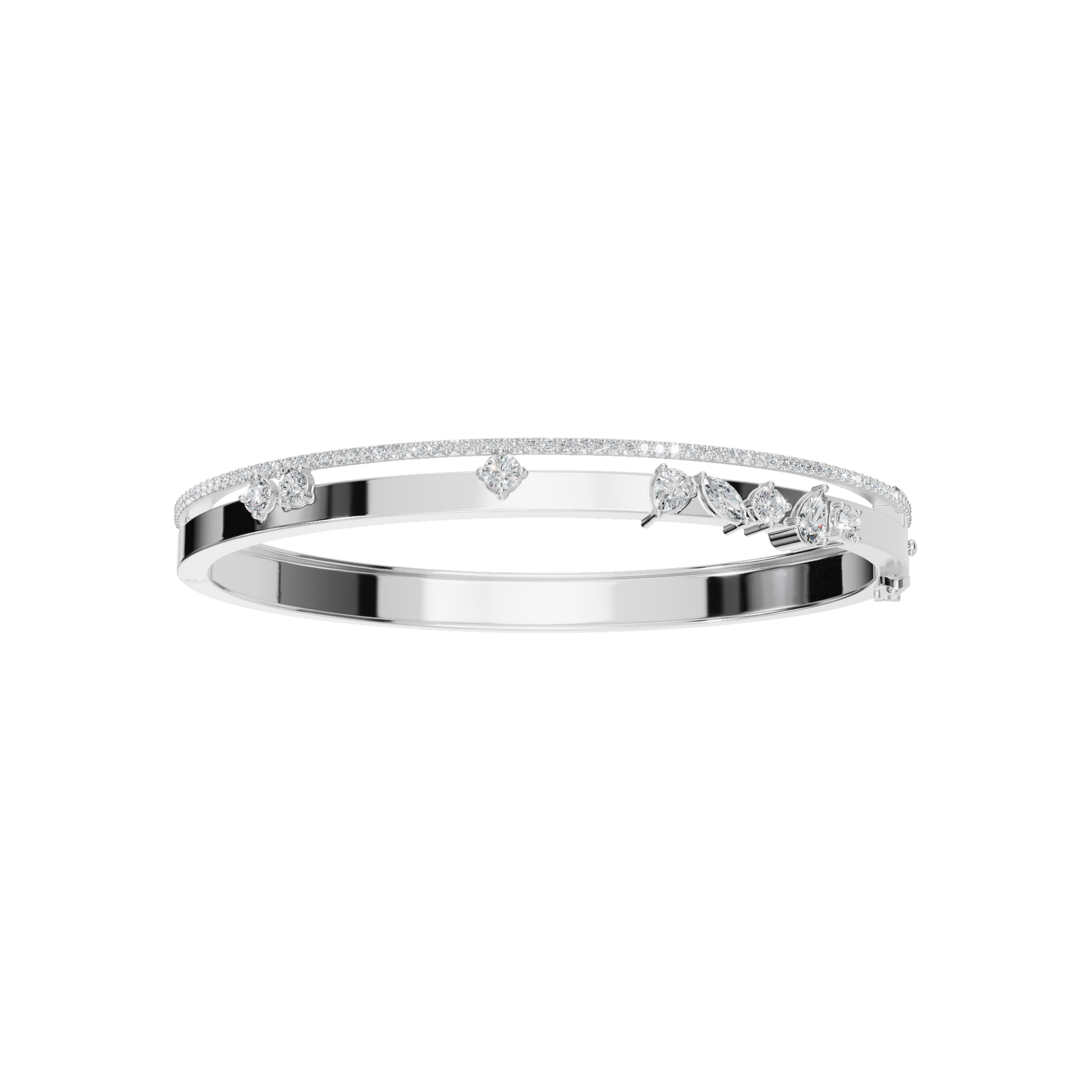Prestige Round Diamond Tennis Bracelet | Lab Grown | White Gold | Roomy's Jewellery