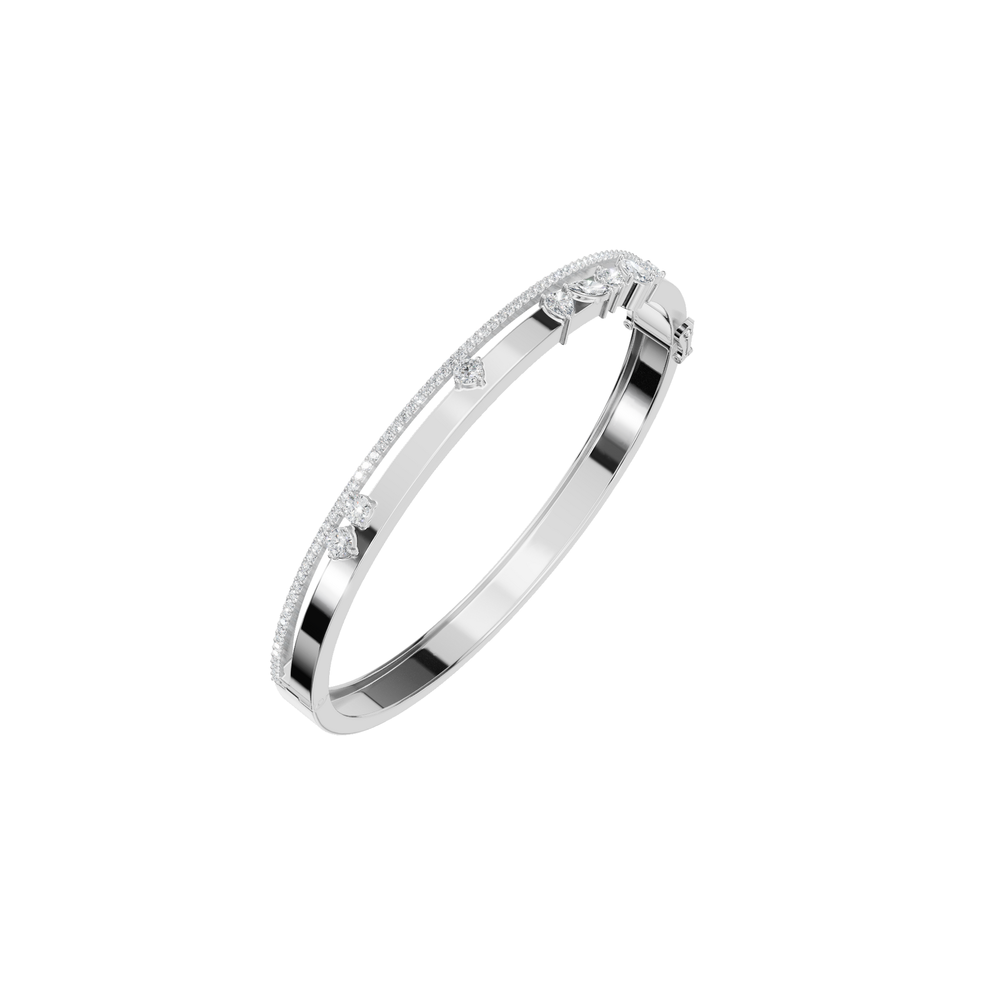 Prestige Round Diamond Tennis Bracelet | Lab Grown | White Gold | Roomy's Jewellery
