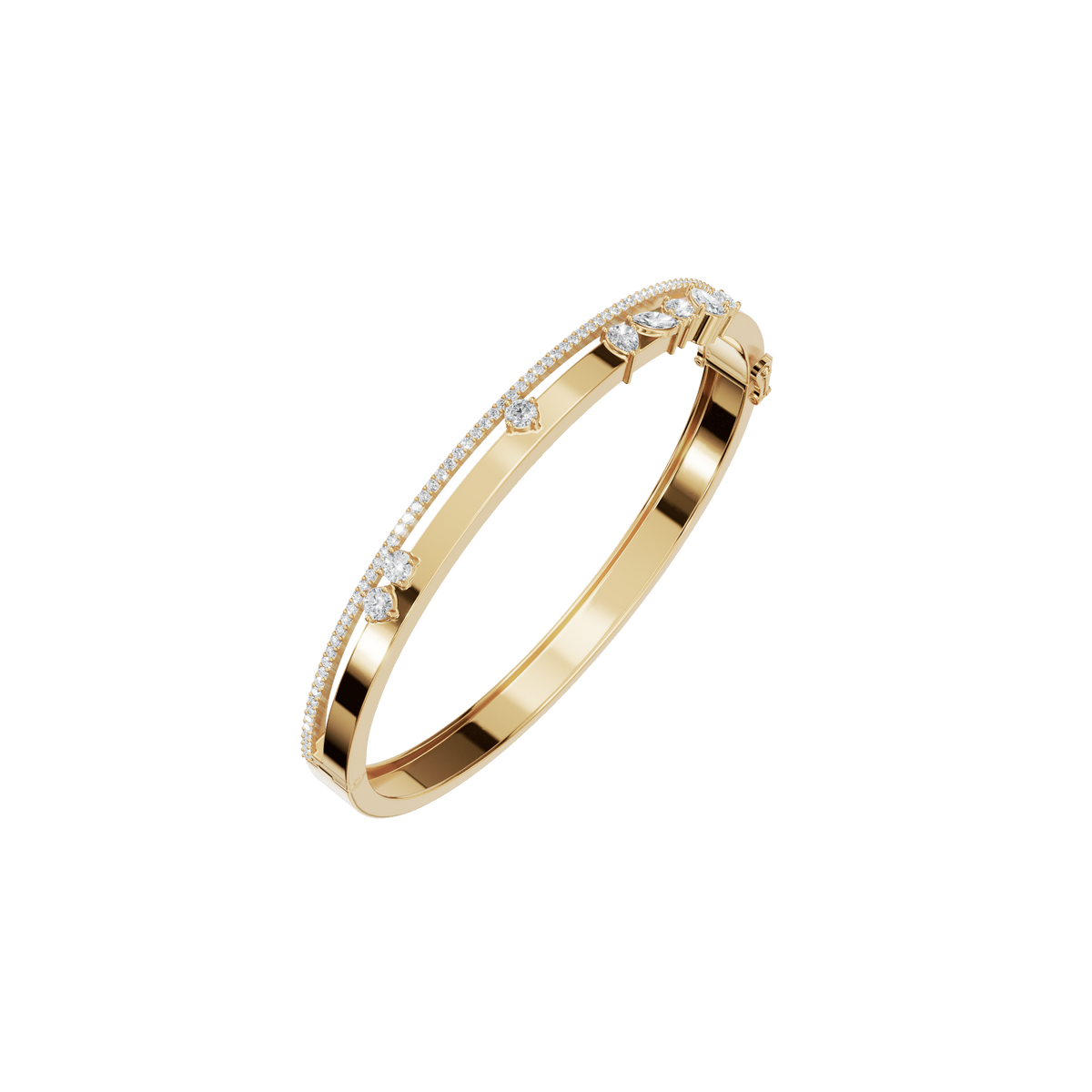 Prestige Round Diamond Tennis Bracelet | Lab Grown | Yellow Gold | Roomy's Jewellery