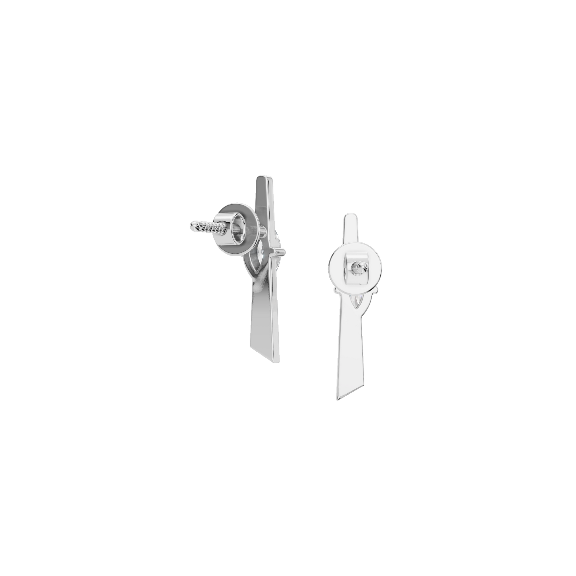 Celeste Marquise Diamond Drop Earrings in Solid Gold | Lab Grown Diamond | Roomy's Jewelery (view 11)