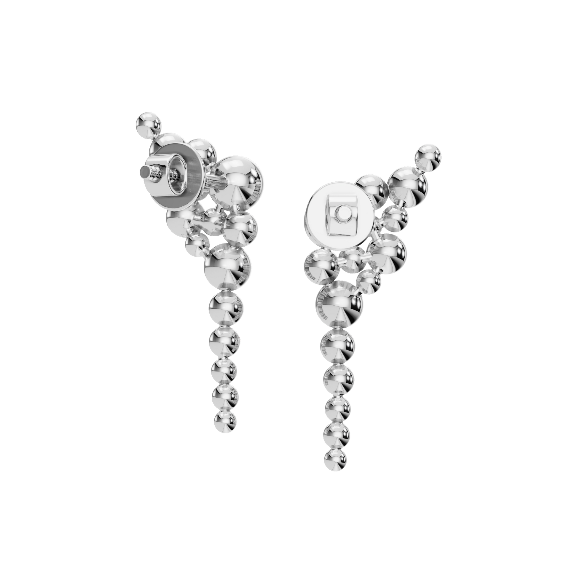 Starry Night Stardust Earrings in Solid Gold | Lab Grown Diamond | Roomy's Jewelery (view 11)