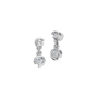 Cascade Diamond Drop Earrings in Solid Gold | Lab Grown Diamond | Roomy's Jewelery (view 9)