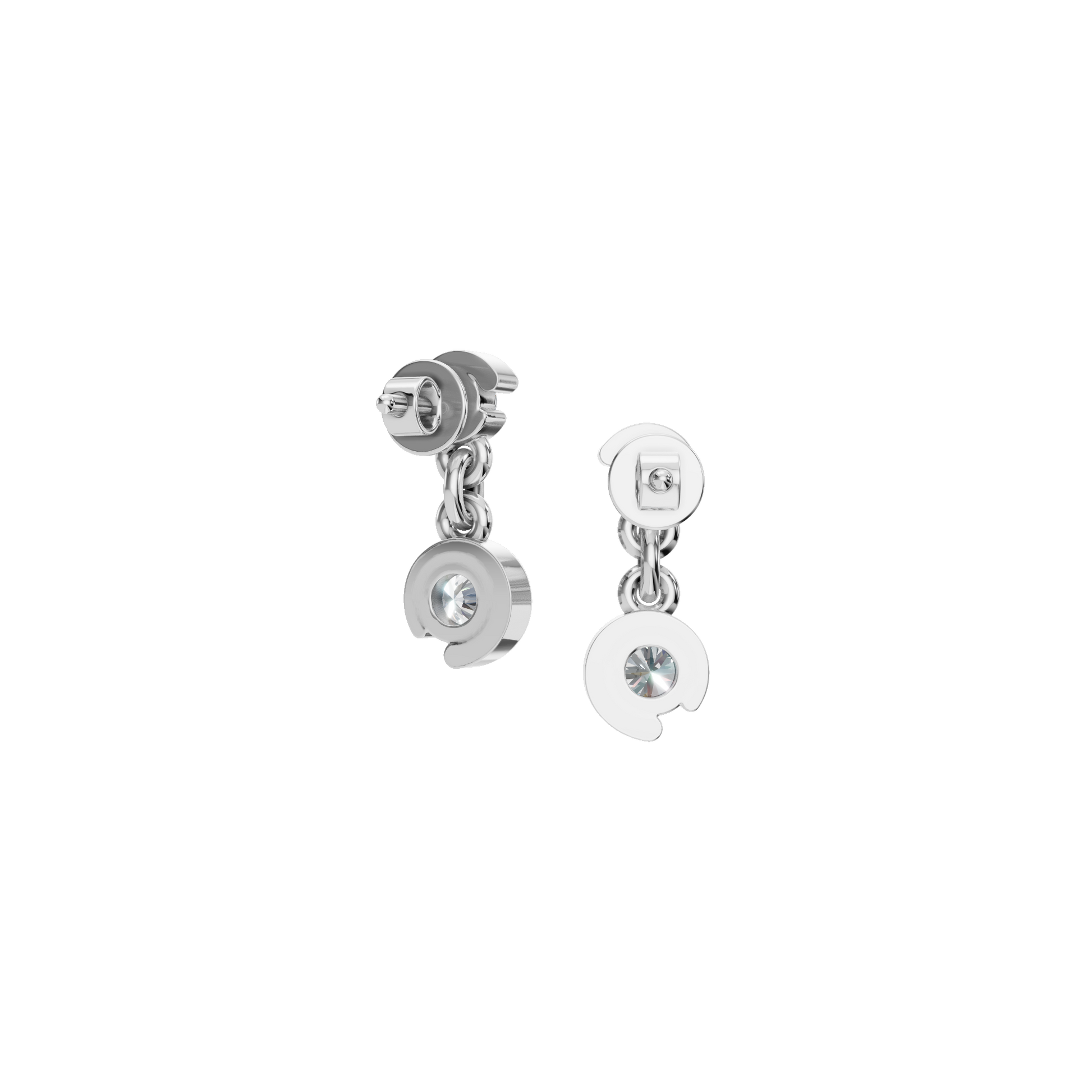 Cascade Diamond Drop Earrings in Solid Gold | Lab Grown Diamond | Roomy's Jewelery (view 11)
