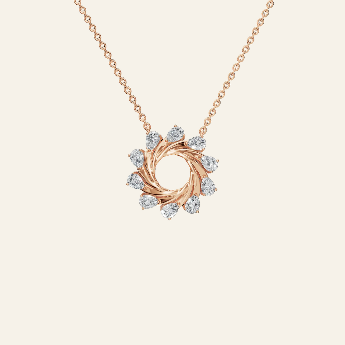 Starlight Portal Diamond Necklace in Solid Gold | Lab Grown Diamond | Roomy's Jewelery (view 5)