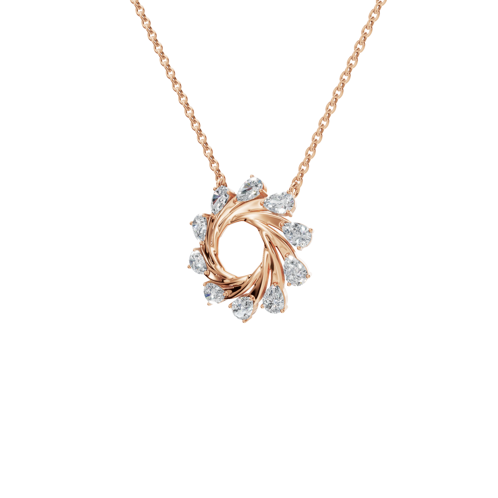 Starlight Portal Diamond Necklace in Solid Gold | Lab Grown Diamond | Roomy's Jewelery (view 6)