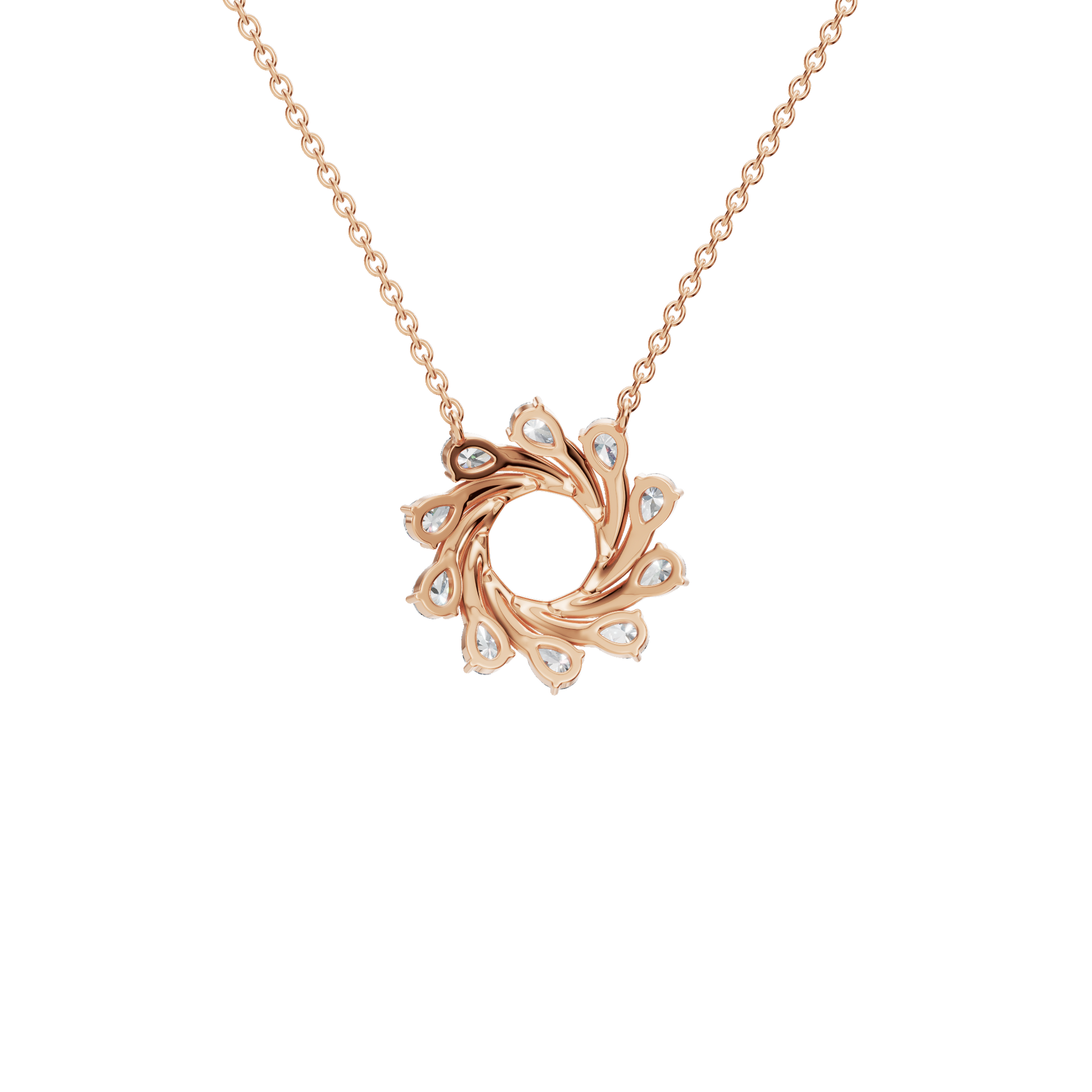 Starlight Portal Diamond Necklace in Solid Gold | Lab Grown Diamond | Roomy's Jewelery (view 7)