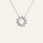 Starlight Portal Diamond Necklace in Solid Gold | Lab Grown Diamond | Roomy's Jewelery (view 9)