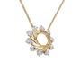 Starlight Portal Diamond Necklace in Solid Gold | Lab Grown Diamond | Roomy's Jewelery (view 4)
