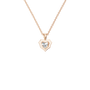Heart Cut Diamond Pendant in Solid Gold | Lab Grown Diamond | Roomy's Jewelery (view 7)