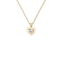 Heart Cut Diamond Pendant in Solid Gold | Lab Grown Diamond | Roomy's Jewelery (view 3)