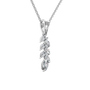 Marquise Diamond Cluster Pendant in Solid Gold | Lab Grown Diamond | Roomy's Jewelery (view 12)