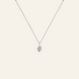Liquid Diamonds Marquise Flow Pendant in Solid Gold | Lab Grown Diamond | Roomy's Jewelery (view 9)