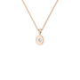 Oval Cut Diamond Solitaire Pendant in Solid Gold | Lab Grown Diamond | Roomy's Jewelery (view 7)
