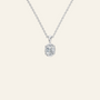 Oval Cut Diamond Solitaire Pendant in Solid Gold | Lab Grown Diamond | Roomy's Jewelery (view 9)